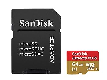 Amazon | サンディスク Sandisk microSDXC 64GB Extreme PLUS SD